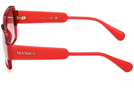 Okulary przeciwsłoneczne Max&Co. MO0051 66T Kwadratowe Czerwone