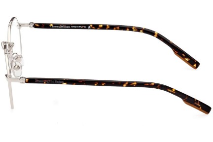 Okulary korekcyjne Zegna EZ5238 016 Okrągłe Srebrne