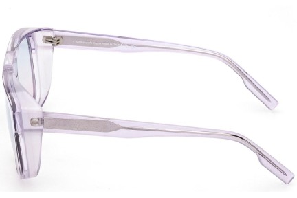 Okulary przeciwsłoneczne Zegna EZ0209 80W Kwadratowe Fioletowe