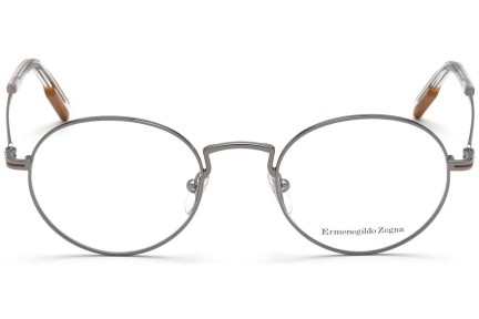 Glasses Zegna EZ5205 008 Okrągłe Szare