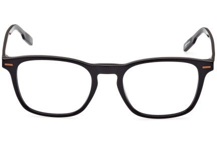 Okulary korekcyjne Zegna EZ5244 001 Okrągłe Czarne