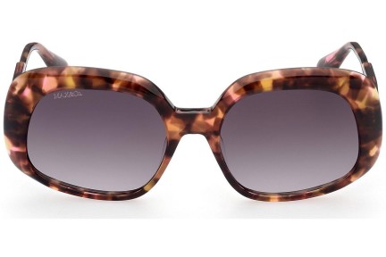 Okulary przeciwsłoneczne Max&Co. MO0018 52B Kwadratowe Havana