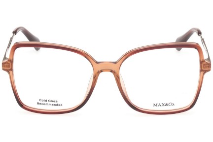 Okulary korekcyjne Max&Co. MO5009 050 Kwadratowe Brązowe