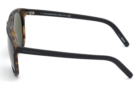 Okulary przeciwsłoneczne Zegna EZ0171 56N Pilotki (Aviator) Havana
