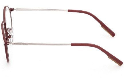 Okulary korekcyjne Zegna EZ5195 067 Okrągłe Czerwone