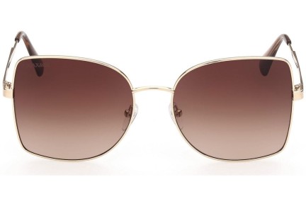 Okulary przeciwsłoneczne Max&Co. MO0005 32F Kocie oczy Złote