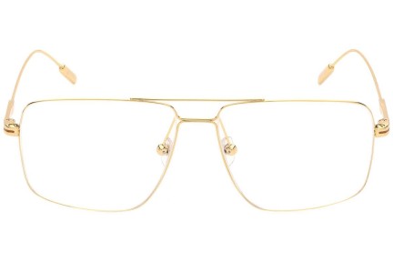 Okulary korekcyjne Zegna EZ5225 030 Kwadratowe Złote