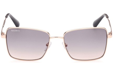 Okulary przeciwsłoneczne Max&Co. MO0016 33B Kwadratowe Złote