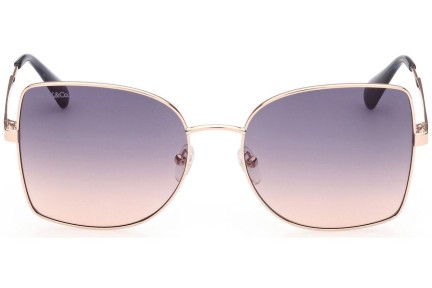 Okulary przeciwsłoneczne Max&Co. MO0005 28W Kocie oczy Złote
