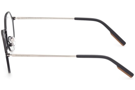 Okulary korekcyjne Zegna EZ5180 002 Kwadratowe Czarne