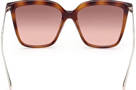 Okulary przeciwsłoneczne Max&Co. MO0043 52F Kwadratowe Havana