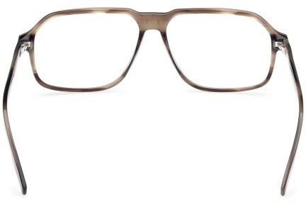Okulary korekcyjne Zegna EZ5227 050 Pilotki (Aviator) Brązowe