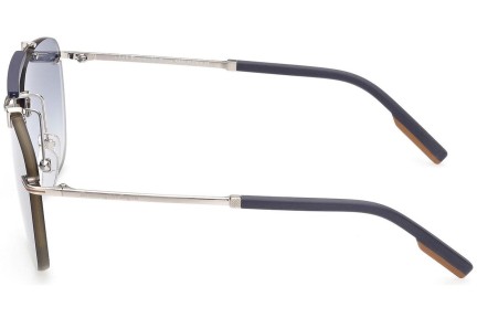 Okulary przeciwsłoneczne Zegna EZ0155 16X Kwadratowe Srebrne