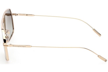 Okulary przeciwsłoneczne Zegna EZ0193 32G Pilotki (Aviator) Złote
