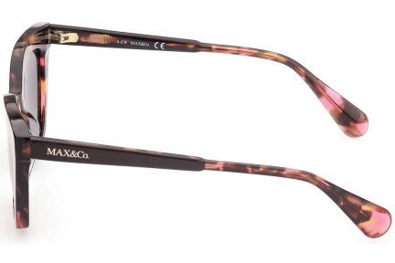 Okulary przeciwsłoneczne Max&Co. MO0002 55B Kocie oczy Havana
