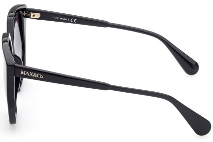 Okulary przeciwsłoneczne Max&Co. MO0032 01B Oversize Czarne