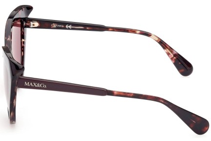 Okulary przeciwsłoneczne Max&Co. MO0038 55S Kocie oczy Havana