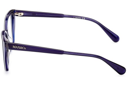 Okulary korekcyjne Max&Co. MO5059 092 Kwadratowe Niebieskie