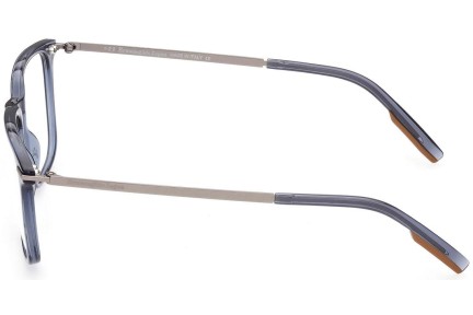 Okulary korekcyjne Zegna EZ5216 090 Kwadratowe Niebieskie