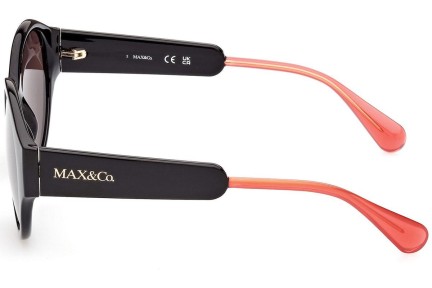 Okulary przeciwsłoneczne Max&Co. MO0058 01A Okrągłe Czarne