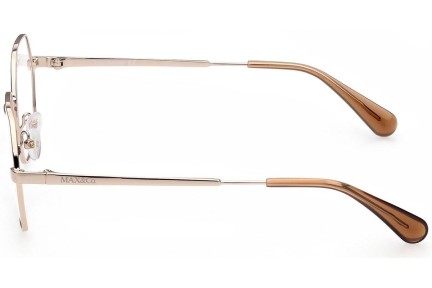 Okulary korekcyjne Max&Co. MO5036 028 Nieregularny Złote