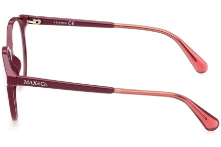 Okulary korekcyjne Max&Co. MO5053 066 Okrągłe Czerwone
