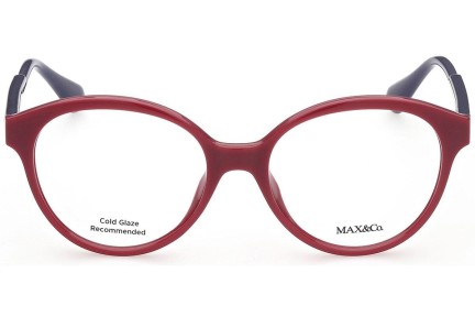 Okulary korekcyjne Max&Co. MO5021 066 Okrągłe Czerwone