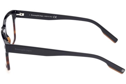 Okulary korekcyjne Zegna EZ5231 005 Kwadratowe Czarne