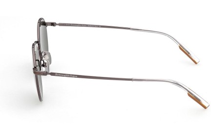 Okulary przeciwsłoneczne Zegna EZ0186 14N Okrągłe Szare