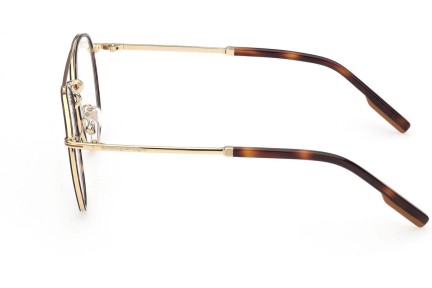 Okulary korekcyjne Zegna EZ5198 052 Okrągłe Havana