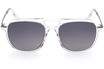 Okulary przeciwsłoneczne Zegna EZ0191 26A Pilotki (Aviator) Przezroczyste
