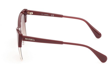 Okulary przeciwsłoneczne Max&Co. MO0004 69F Kocie oczy Czerwone
