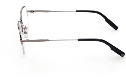 Okulary korekcyjne Zegna EZ5226 009 Prostokątne Srebrne