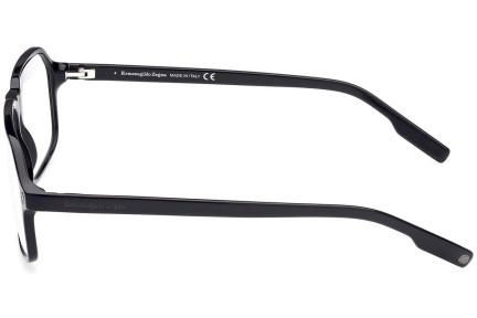 Okulary korekcyjne Zegna EZ5227 001 Pilotki (Aviator) Czarne