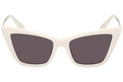 Okulary przeciwsłoneczne Max&Co. MO0057 21A Kocie oczy Białe