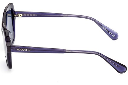 Okulary przeciwsłoneczne Max&Co. MO0055 90V Kwadratowe Niebieskie