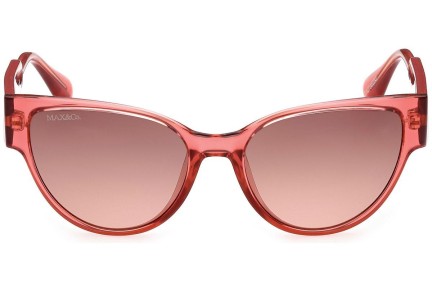 Okulary przeciwsłoneczne Max&Co. MO0053 66F Kocie oczy Czerwone