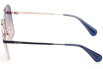 Okulary przeciwsłoneczne Max&Co. MO0056 28W Kwadratowe Złote