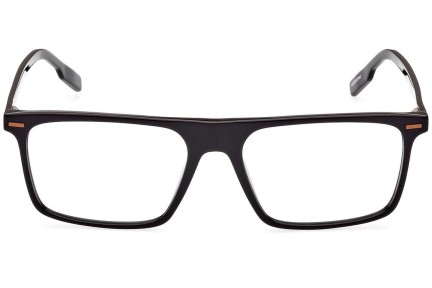 Okulary korekcyjne Zegna EZ5243 001 Kwadratowe Czarne