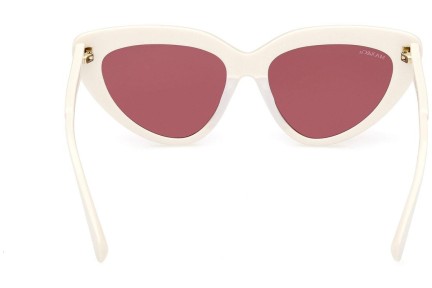 Okulary przeciwsłoneczne Max&Co. MO0047 21S Kocie oczy Białe
