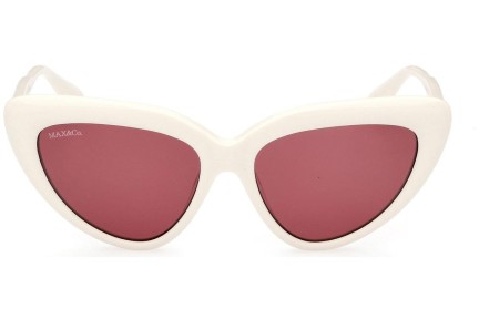 Okulary przeciwsłoneczne Max&Co. MO0047 21S Kocie oczy Białe