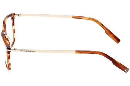 Glasses Zegna EZ5246 052 Kwadratowe Havana