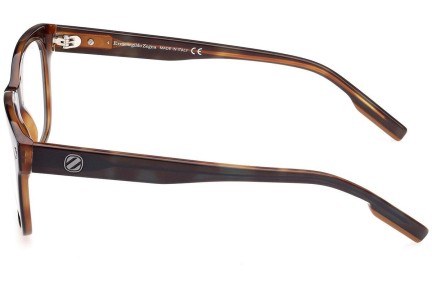 Okulary korekcyjne Zegna EZ5230 096 Kwadratowe Zielone