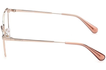 Okulary korekcyjne Max&Co. MO5035 028 Kocie oczy Złote