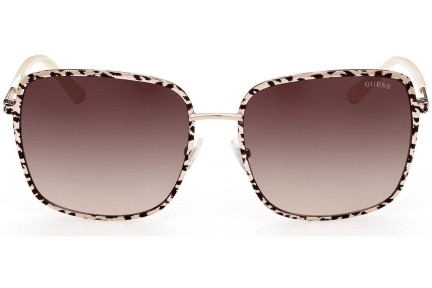 Okulary przeciwsłoneczne Guess GU7846 33F Kwadratowe Złote