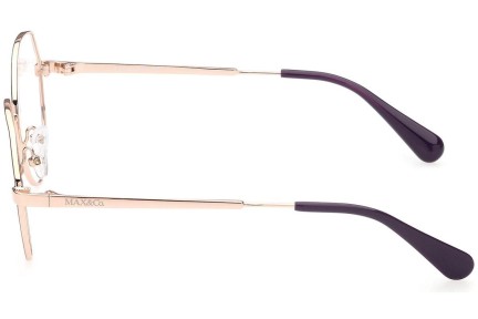 Okulary korekcyjne Max&Co. MO5017 028 Okrągłe Złote