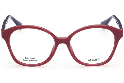 Okulary korekcyjne Max&Co. MO5020 066 Kocie oczy Czerwone