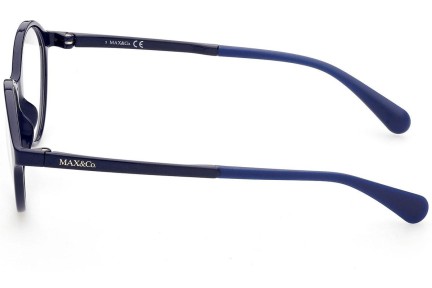Okulary korekcyjne Max&Co. MO5055 090 Okrągłe Niebieskie