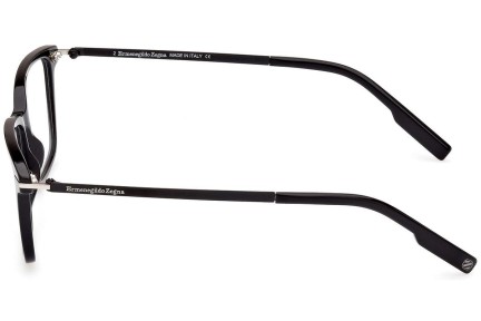 Okulary korekcyjne Zegna EZ5246 001 Kwadratowe Czarne