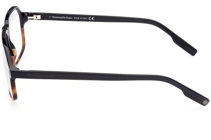 Okulary korekcyjne Zegna EZ5227 005 Pilotki (Aviator) Czarne
